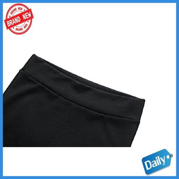 Stretch Bodycon Midi Pencil Skirt Elastic Waist Work Wear - Picture 7 of 7